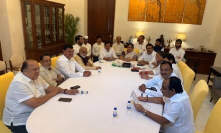 राष्ट्रवादी काँग्रेस पक्षाच्या कोअर कमिटीची बैठक देवगिरी येथे पार; राष्ट्रवादी काँग्रेस पक्षाच्या राष्ट्रीय अध्यक्षा आणि उपमुख्यमंत्री सुनेत्रा अजितदादा पवार यांच्या प्रमुख उपस्थितीत बैठक..