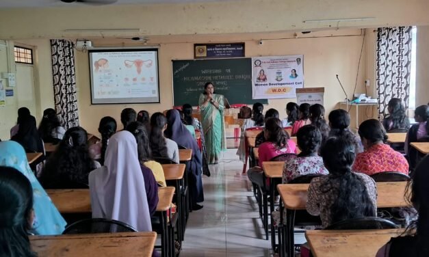 PMOS विषयावरील विशेष अतिथी व्याख्यानातून विद्यार्थ्यांना आरोग्यदायी जीवनशैलीचे मार्गदर्शन…