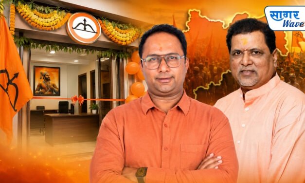 नागावमध्ये शिवसेनेचे जिल्हा परिषद सदस्य डॉ. सचिन राऊळ यांच्या जनसंपर्क कार्यालयाचे शानदार उद्घाटन…