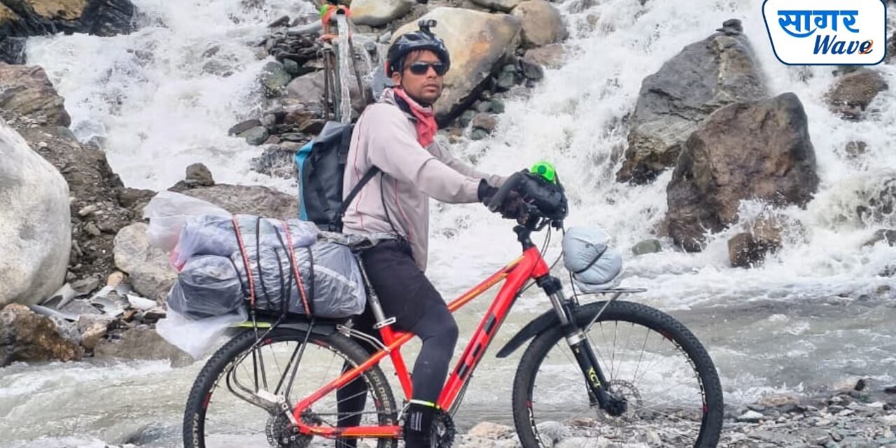शरद भुवड यांचा मनाली ते झांस्कर लेह लडाख सायकल प्रवास सुखरुप पूर्ण