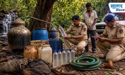बाणकोटमध्ये हातभट्टीच्या दारू विक्रीवर पोलिसांची कारवाई…