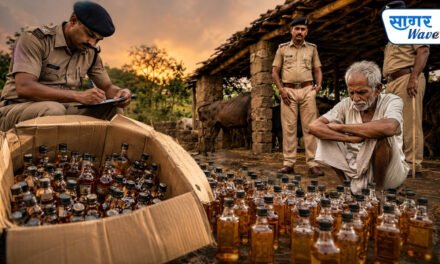 घराडी येथे ९३ देशी दारूच्या बाटल्या जप्त; वृद्धावर गुन्हा दाखल….