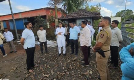 खेर्डी MIDC मधील ‘इम्पेरियल इंडस्ट्रीज’ला भीषण आग – कोट्यवधीचे नुकसान; आमदार अनिकेत तटकरे यांनी घेतली पाहणी…..