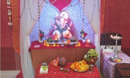 बाप्पाच्या आगमनाने संपूर्ण खोडदे गाव झाले भक्तिमय..