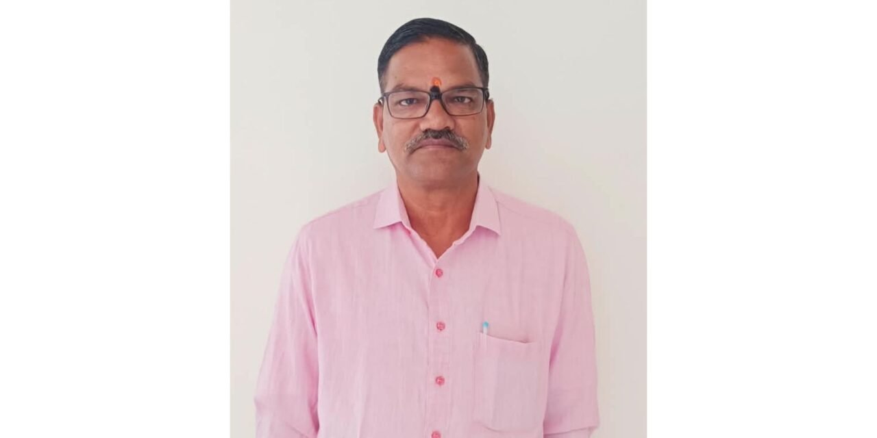 मनोहर शिंदे यांची तंटामुक्ती अध्यक्षपदी निवड..