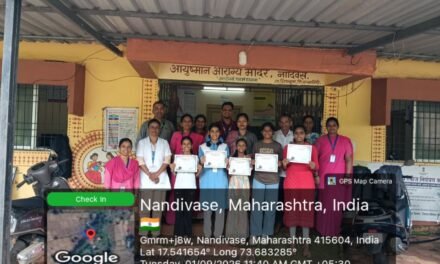 नांदिवसे येथे ६ मुलींचे यशस्वी एचपीव्ही (HPV) लसीकरण; गैरसमज दूर करत चिपळूण तालुक्यातील पहिलाच यशस्वी पॅटर्न!