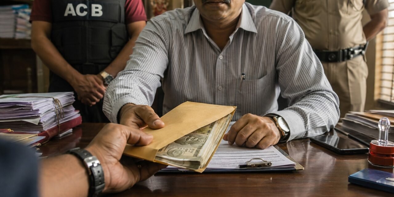 चिपळूणमधील महसूलचा अधिकारी लाचलुचपतच्या जाळ्यात..