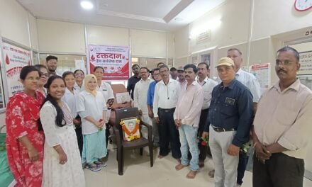 राजेंद्र आयरे यांच्या जयंतीनिमित्त रक्तदान शिबिर; रक्तदात्यांकडून उत्स्फूर्त प्रतिसाद…“रक्तदात्यांनी केलेले रक्तदान रुग्णांसाठी नवीन जीवनदान ठरेल” – मिलिंद किर..