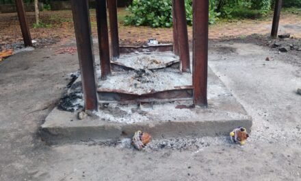 श्रीवर्धनच्या दांडा स्मशानभूमीत अंधश्रद्धेचे प्रकार; नागरिकांमध्ये भीतीचे वातावरण..