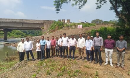 कळंबस्ते वाशिष्ठी पुलाजवळ गणेश विसर्जन स्थळाची पाहणी..गणेशभक्तांच्या सोयीसाठी आवश्यक सुविधांची पूर्तता करण्याच्या दृष्टीने प्रशासनाची लगबग…