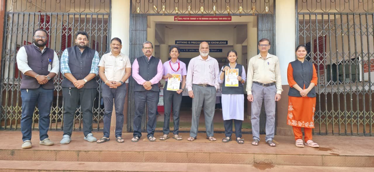 दापोली अर्बन बँक सिनियर सायन्स महाविद्यालयाच्या पार्थ सामल व जान्हवी डोंगरे या संघाला ब्राँझ मेडल…