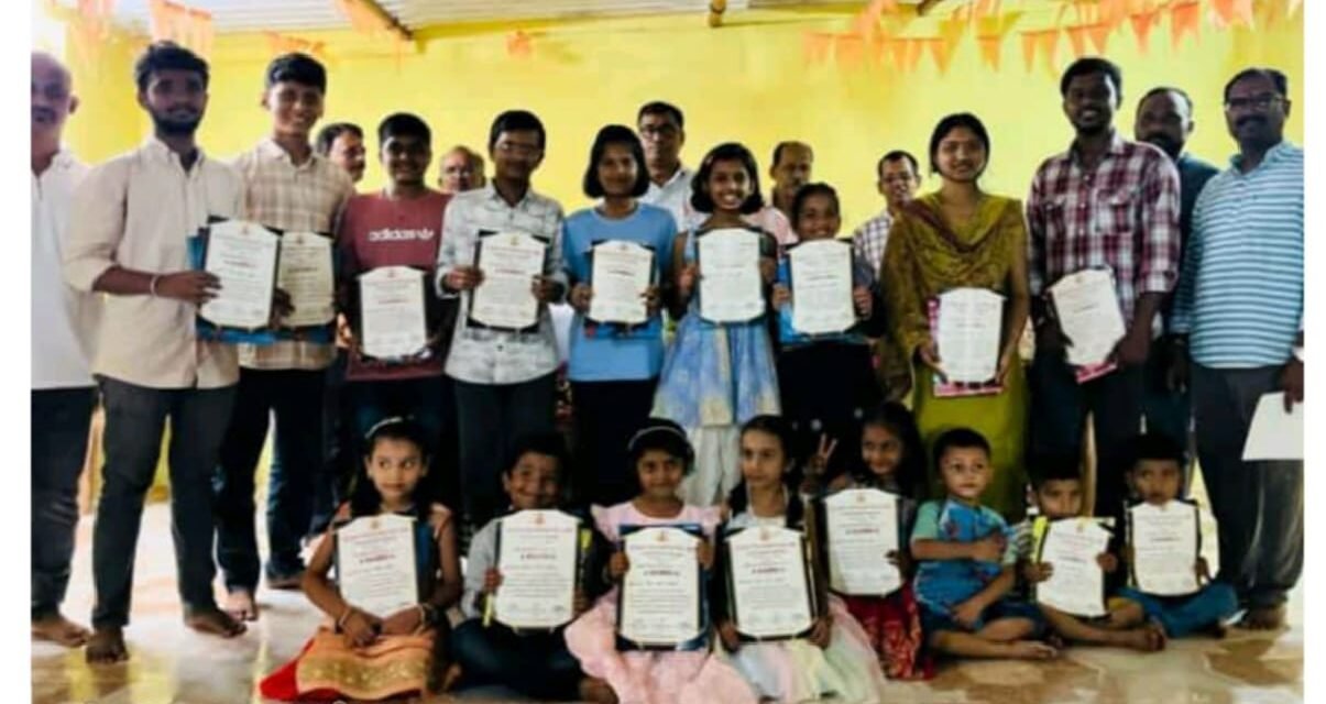 पणदेरी येथे शैक्षणिक पारितोषिक व गुणगौरव सोहळा उत्साहात…