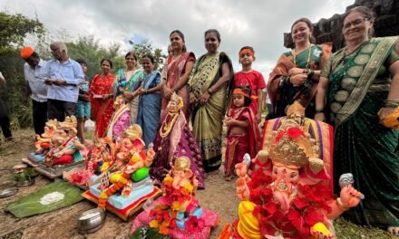 श्री क्षेत्र टेरव येथे गौरी-गणपतीला भावपूर्ण निरोप…