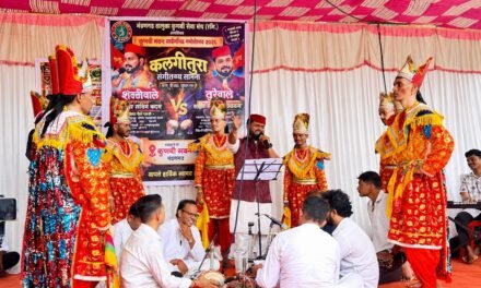 मंडणगडात शक्तितुरा रंगला; कलगीतुऱ्याची रंगतदार जुगलबंदी…