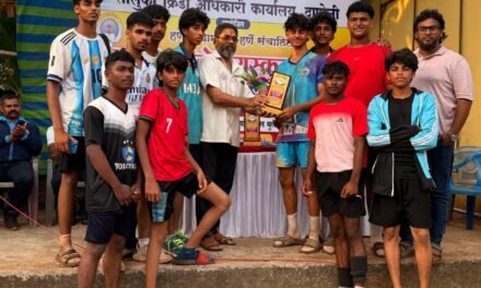 तालुका स्तरिय स्पर्धेत नॅशनल हायस्कूल अँड ज्युनिअर कॉलेज दापोली चे व्हॉलीबॉल स्पर्धेत घवघवीत यश…