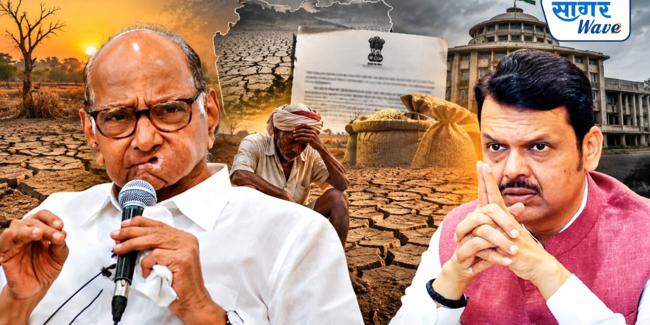 राष्ट्रवादी काँग्रेस (शरदचंद्र पवार) पक्षाचा फडणवीस सरकारच्या दुष्काळ शासन निर्णयावर सवाल: “Trigger-1 हा फक्त पहिला टप्पा, प्रत्यक्ष भरपाई कधी?”
