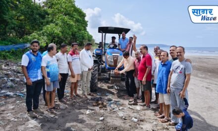 आंतरराष्ट्रीय समुद्रकिनारा स्वच्छता दिनानिमित्त कर्दे समुद्रकिनारी स्वच्छता अभियान…