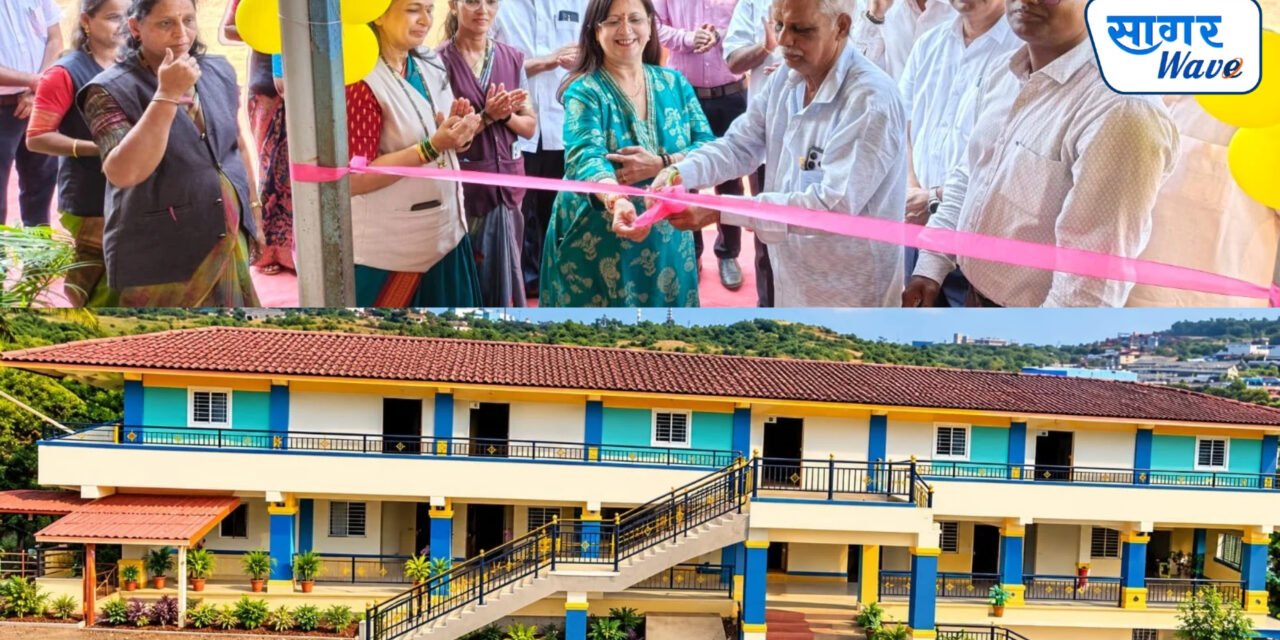 लोटे येथील नूतन प्राथमिक विद्यामंदिर व शिशुविहारच्या नूतन इमारतीचे दिमाखात उद्घाटन!