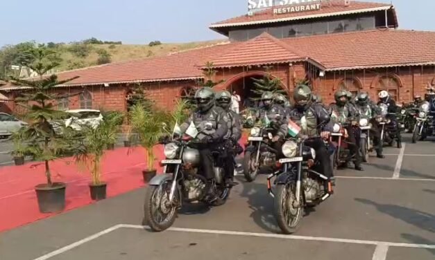 पेणमध्ये राष्ट्रीय एकता रॅलीचे स्वागत; ५७ पोलीस मोटारसायकलस्वारांचा सहभाग…