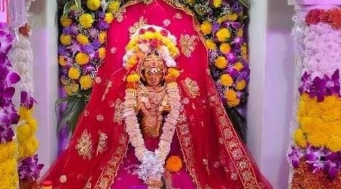 तुरंबव येथील शारदादेवी मंदिर येथे नवरात्रोत्सवाची जय्यत तयारी…