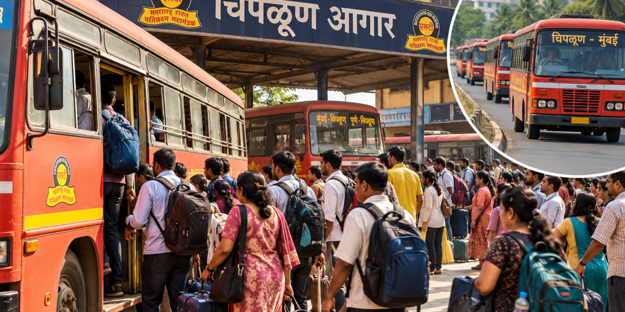 चिपळूण आगाराला ६८.७२ लाखांचे उत्पन्न..