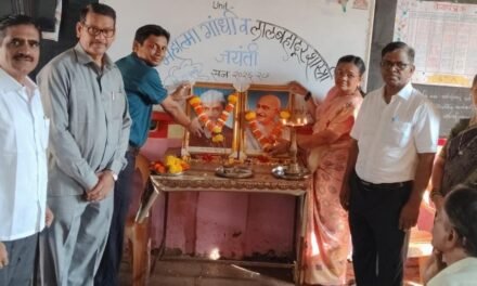 डॉ. बाबासाहेब आंबेडकर हायस्कूलमध्ये गांधी-शास्त्री जयंती उत्साहात…