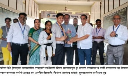 ज्ञानदीप भडगावच्या गार्गी बाकाळकर व सफदर पांगारकरची ; अकोला येथे होणा-या राज्यस्तरीय तायक्वांदो स्पर्धेसाठी निवड..
