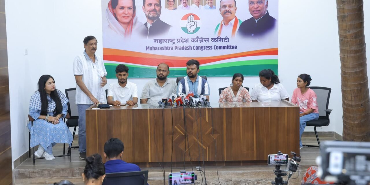 काँग्रेस कार्यालयात घुसून आदिवासी विद्यार्थ्यांची धरपकड, विद्यार्थ्यांना गुन्हेगारांसारखी वागणूक: सागर साळुंके