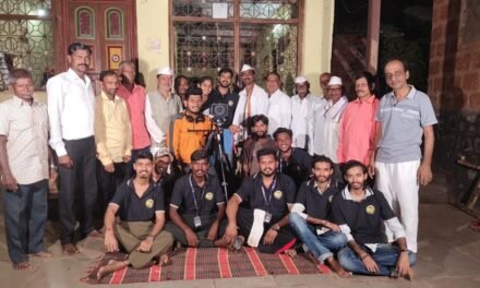 ग्रामीण वास्तवावर आधारित ‘साज’… लघुचित्रपटाचे पणदेरी पाटील वाडी येथे चित्रीकरण पूर्ण; ग्रामस्थांचे मोलाचे सहकार्य…