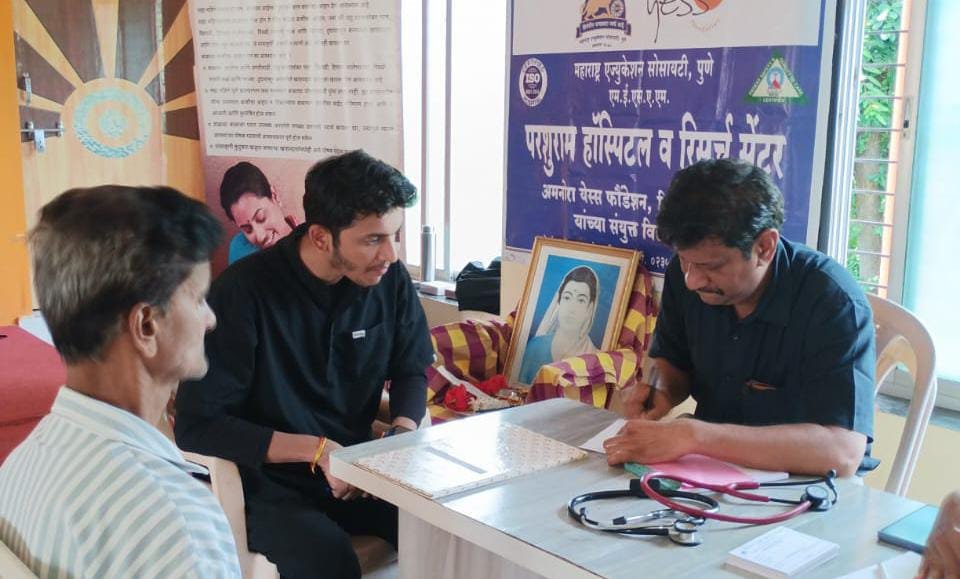 वालोपे येथे परशुराम हॉस्पिटलतर्फे आरोग्य तपासणी शिबिर…