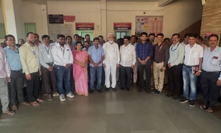 शिक्षणमंत्री ना. श्री. दादासाहेब भुसे यांची गोविंदराव निकम विद्यालयास भेट…