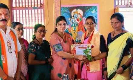 ‘सेवा संकल्प अभियानांतर्गत’ मुरडे येथील अंगणवाडी सेविका व मदतनीस यांचा सन्मान!