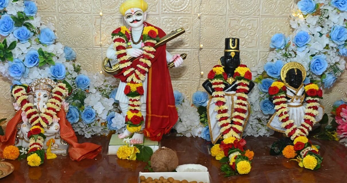 दापोली नाभिक समाजाचे श्री संतसेना महाराज मंदिर लोकपूर्ती सोहळा उत्साहात संपन्न..