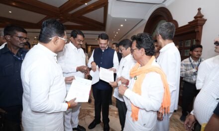 रत्नागिरी जिल्ह्यातील उर्वरित सहा तालुक्यांमध्येही दुष्काळ जाहीर करण्याची आ. शेखर निकम यांची मुख्यमंत्र्यांकडे मागणी..!