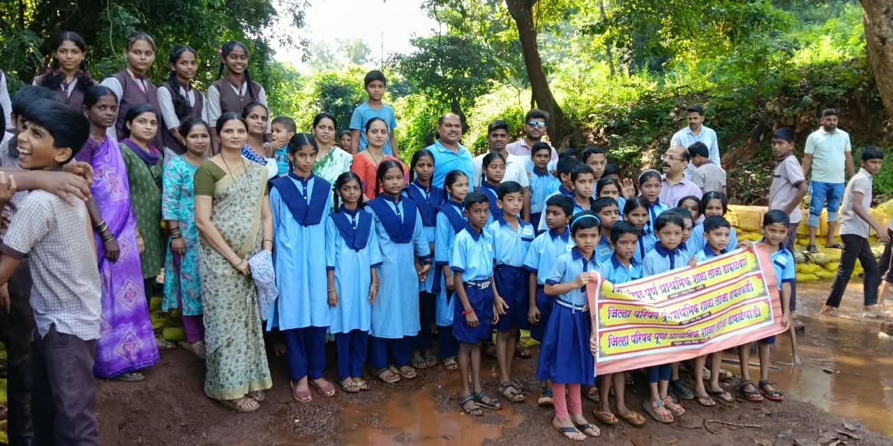 लांज्यात श्रमदानातून वनराई बंधाऱ्याची उभारणी; भूजल पातळी वाढण्यास होणार मदत…