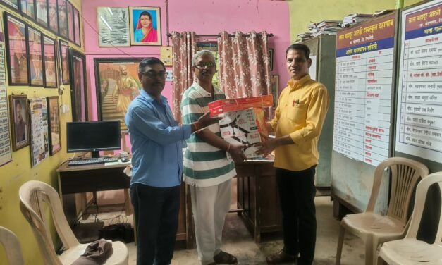 विद्यार्थ्यांच्या सुखद शिक्षणासाठी नागरिक दिगंबर विठोबा दळवी यांचा स्तुत्य उपक्रम…