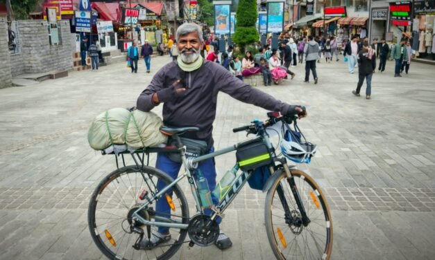 दापोलीचे अभिजीत मयेकर यांची हिमाचल प्रदेश सोलो सायकल मोहीम सुखरुप पूर्ण…
