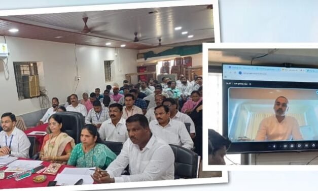 नामदार योगेश कदम यांच्या अध्यक्षतेखाली मंडणगड तालुक्यातील पाणीटंचाईच्या उपाययोजनांबाबत व्हिडिओ कॉन्फरन्सद्वारे बैठक…