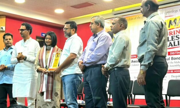‘डरो मत’ कार्यक्रमात निर्भीड पत्रकारितेचा गौरव; NDTV मराठीच्या ऋतुजा कदम सन्मानित…