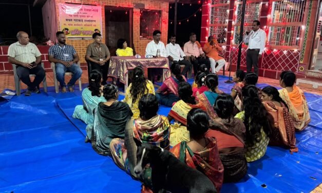 देवघर सोंडे गावांची नळपाणी पुरवठा योजना बचत गटाकडे हस्तांतरित…!