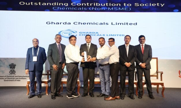 घरडा केमिकल्स लिमिटेडला FICCI चे राष्ट्रीय स्तरावरील दोन प्रतिष्ठित पुरस्कार; ‘उत्कृष्ट सामाजिक योगदान (CSR) पुरस्कार २०२६’ आणि ‘डिजी टेक फ्रंट रनर ऑफ द इयर पुरस्कार २०२६’ने कंपनीचा गौरव…