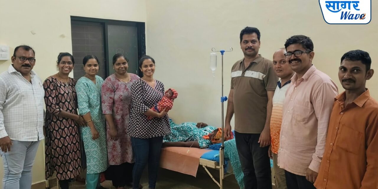 जामगे प्राथमिक आरोग्य केंद्रात दुसरी यशस्वी प्रसृती…