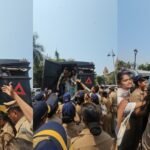 वंचित बहुजन आघाडीचे हुतात्मा चौकात ठिय्या आंदोलन; पोलिसांचा महिला कार्यकर्त्यांसोबत गैरव्यवहार, ५० हून अधिक जण पोलिसांच्या ताब्यात