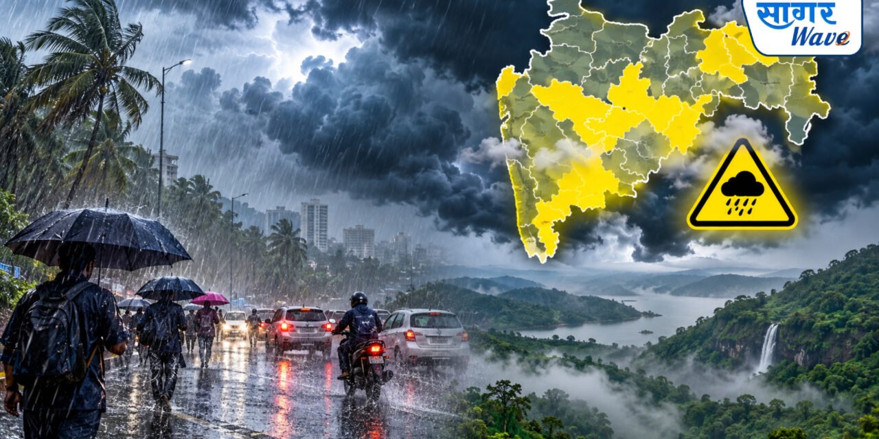 राज्यात पुन्हा पावसाच्या सरी, १२ जिल्ह्यांना यलो अलर्ट