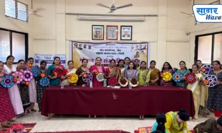 खेड नगरपरिषद महिला बालकल्याण समितीच्या मार्फत मॅट रांगोळीचे प्रशिक्षण उत्साहात संपन्न